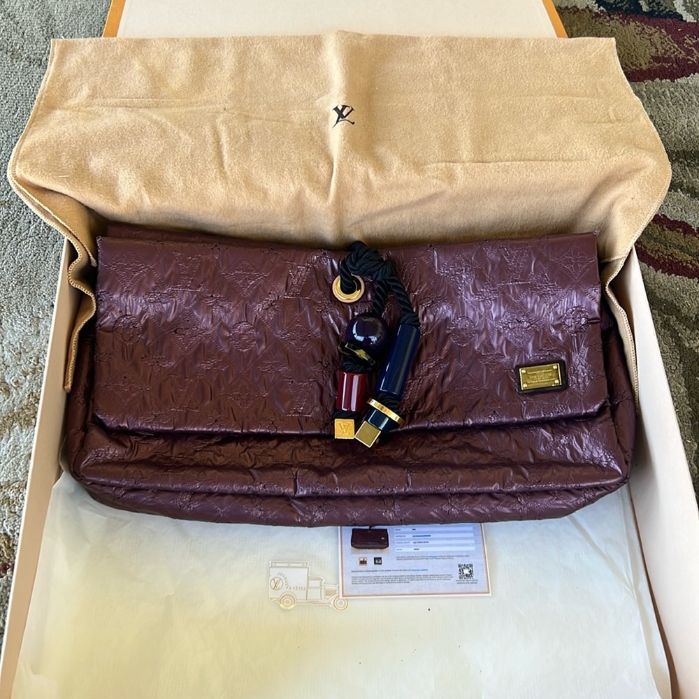 Louis Vuitton Limited Edition Mara Monogram Clutch Complete Inclusion W/ COA